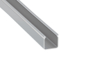 Profile TEKKNI+ type HELSE+ nonanodized, 2,02 m